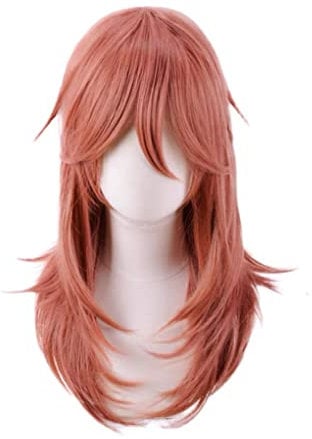 GZIRUE Angel Devil Wig Cosplay Dark Orange Hair Wig Anime Man Costume