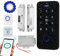 FTes RFKits Kit de Contrôle d'Accès TUYA Étanche, Clavier Tactile RFID,Serrure Électrique NC, Alimentation 3A,Bouton Interrupteur,Sonnette Filaire, 15porte-clés 13.56 MHz