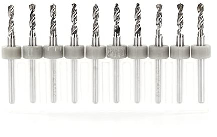 2.25mm-3.0mm Circuit Board PCB Drill Bit Fixed Handle Drill Carbide Small Drill Bit Engraving Drill Bit Ten Packs,2.75mm