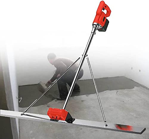 AALGO Outil Finition Béton,6000rpm 150cm Lame Chape De Surface en BéTon Structure Fixe Triangulaire Kit Vibratoire pour Chape en BéTon, Surface de Ciment de Chape électrique