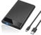 POSUGEAR Case Hard Disk 2.5, 6Gbps USB 3.1 Gen 2 Case SSD 2.5 per SATA III 7mm/9.5mm SSD HDD, Supporto UASP/TRIM & Nessuno Strumento Case Disco Rigido Compatibile con Toshiba Seagate PS4 Xbox-Nero