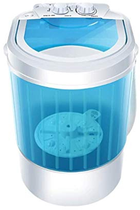 WolFum Mini machine à laver portable, petite machine à laver compacte avec minuterie de contrôle simple translucide