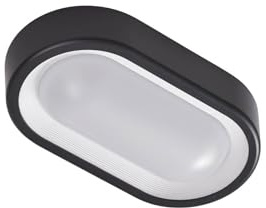 Lindby LED Deckenleuchten Niniel (Modern) in Schwarz (1 flammig,) - Außenleuchte für Garten Terasse Balkon & Haus Deckenleuchte