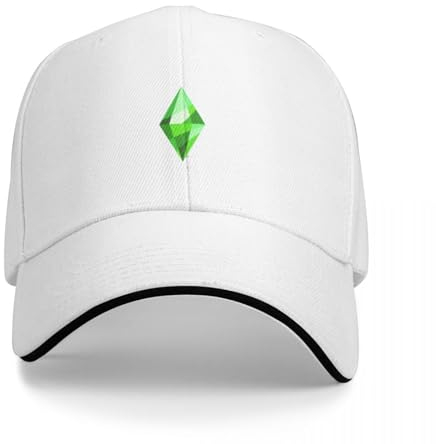 QFLLQLFF Basecap Sims Logo Cap Baseball Cap Luxus Cap Schirmmütze Herren Damen