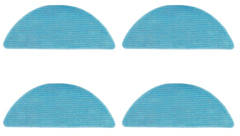 Jegehoyo Lot de 4 lingettes pour robot aspirateur Medion E32 SW / MD18503 / ilife V3 / V5, chiffon de nettoyage, convient à tous les types de sols, très absorbants et puissants pouvoirs de nettoyage