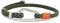 Aloha® Bracciale Moschettone Montagna Scalata Arrampicata Idea regalo Uomo Donna Regolabile Acciaio Silver (Verde e Arancione)