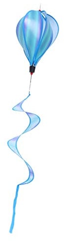 BESPORTBLE Bunte Heißluftballon Gartendeko Hängend Windspiel Wetterfest Für Garten Rasen Außen Party Schmuck Mit Drehbarem Regenbogenmuster Einfache Montage