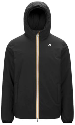 K-Way Jack st Warm Reversible Nero Nero Reversibile Verde