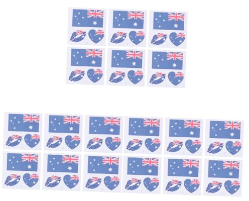 Beatifufu 75fogli Adesivi Temporanei Tatuaggio Impermeabili Per Sportivi Facili Applicare Resistenti e Sicuri Per Sportivi e Celebrazioni Patriottiche Australia