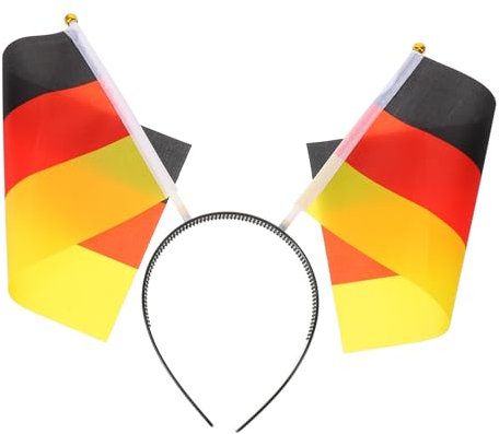POPETPOP Deutschland Flagge Stirnband Haarreifen Kopfschmuck Party Festival Zubehör Haarband Mit Nationalflagge