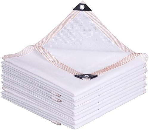 Rete Ombreggiante Bianca 90% Protezione Solare, Telo Ombreggiante Con Occhielli, 2x 6 M, Rete Ombreggiante Per Serre, Per Copertura Serre, Patio, Piante, Fiori, Pollaio, Posto Auto Coperto(3x20m(9.8x6