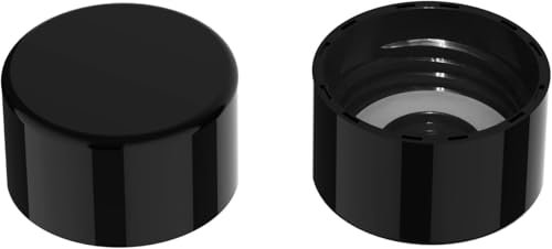 Thorder 2-Pack Durable Soda Bottle Caps with Removable Seal, Compatible with Most Soda Maker Bottles,Carbonation Bottles, Leak-Proof & BPA-Free& Reusable (Black)
