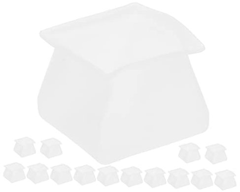 Generic Tisch- und Stuhlfußabdeckung, Kopfteilband, Schaukelstuhl, Bodenschutz, Anti-Möbelpolster, Möbel-Bodenschutz, verstellbare Tischfüße, Türteppiche, transparent, 14 Stück