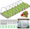 MQJIAZHI 30 Piezas Arcos para Invernadero, Aros Invernadero Grandes,vivero de Verduras, Arco de túnel de película Bricolaje para huertos y Jardinería Aros de jardín (6, Negro)