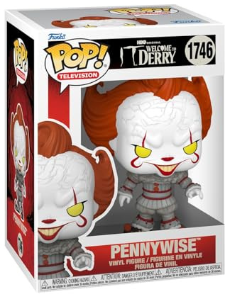 Funko Pop! TV: Welcome to Derry - Pennywise - Vinyl-Sammelfigur - Geschenkidee - Offizielle Handelswaren - Spielzeug Für Kinder und Erwachsene - TV Fans - Modellfigur Für Sammler und Display