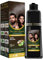 ASAB Hair Colour Shampoo with Herbal Ingredients for Grey Coverage No-Stain Plant-Based Formula Fast Acting 3-In-1 Permanent Hair Dye Strengthens Hairs with Argan Oil for Men and Women (DARK BROWN)