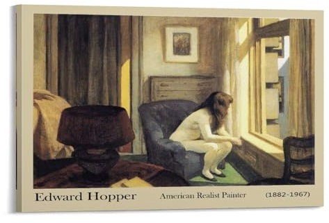 Edward Hopper American Realist Painter Art Poster (66) Kunstposter Leinwand Malerei Dekor Wanddruck Foto Zuhause Moderne dekorative Poster 60 x 90 cm