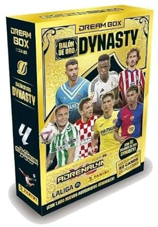 Panini Adrenalyn 2024-25 Traumbox, Goldball, Dynasty, limitierte Auflage, 50 exklusive Karten