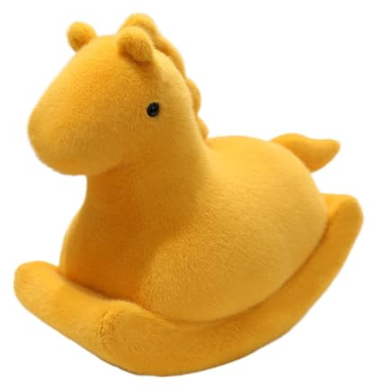 Kustimantu Kuschelpferd - 40cm Schaukelpferd Puppe - Tier Deko Für Schlafzimmer Kinderzimmer Wohnzimmer