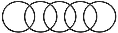 sourcing map 5Stk.Nitrilkautschuk O-Ringe 55mm AD 50mm ID 2.5mm Breite Metrische Dichtung