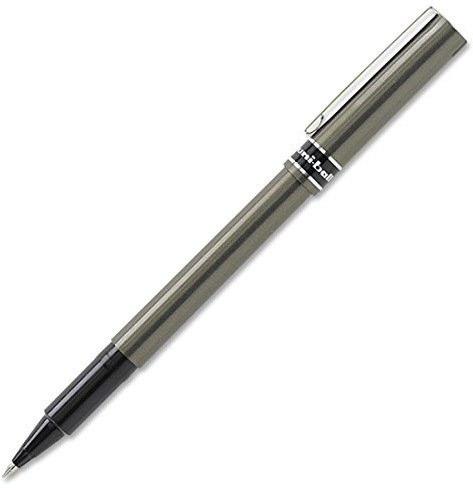 uni-ball - Deluxe Roller Ball Stick Waterproof Pen, Black Ink, Micro - Dozen by Uni-ball