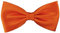 TigerTie vorgebundene Fliege Schleife in orange Einfarbig Uni + Geschenkbox