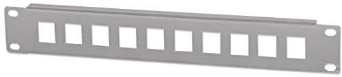 Intellinet 714969 10-Port Patchpanel unbestückt 1 HE, 25,4 cm (10 Zoll) Grau
