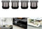 Sofa Füße 4 Stücke Edelstahl Höhenverstellbar Möbelfüße Runde Kabinett Beine Ständer Halter für Küche Home Office