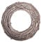 Rayher 65272505 Rebenkranz weiß gewischt, 40 cm Ø, natur, flach, Höhe 3 cm, Dekokranz, Tischkranz, Adventskranz, Türkranz, Kranz aus Zweigen, Naturkranz, Wandkranz