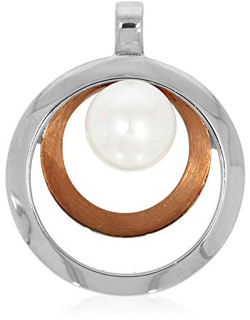 Anhänger bicolor mit 10 mm Süßwasserzuchtperle