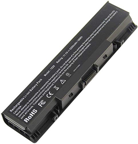 FK890 FP282 GK476 GK479 W280 0UW280 NR239 312-0589 451-10477 312-0504 Remplacement de la batterie d'ordinateur portable pour Dell Inspiron 1521 1520 1721 pp22l pp22x Vostro 1500 1700(11.1V 5200mAh)