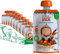 Little Inca Happy Orange (6 x 100 g) | Bio-Babynahrung auf pflanzlicher Quinoa-Basis, recycelbare Beutel, schont den Darm und fördert die kognitive Entwicklung | Laktosefrei | Ab 6 Monaten