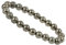 ELEDORO Handgefertigtes Edelstein Perlen Stretch Armband - Echte Steine 8mm (Pyrit)