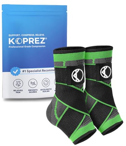 Koprez Plantar Fasciitis Sleeve - Plantar Fasciitis Relief, Plantar Fasciitis Socks, Ankle Compression Sleeve, Ankle Support for Women, Plantar Fasciitis Brace, Ankle Sleeve, Ankle Support Men