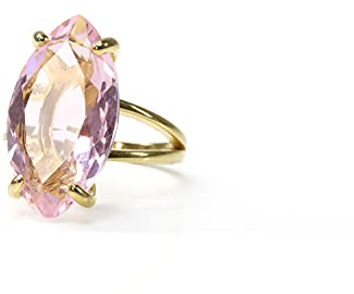 Anemone Jewelry Bezaubernder Rosa Quartz Schmuck in 14k Goldfüllung - Marquise Jubiläumsringe, Liebesringe, Geburtstagsringe - Handgemacht