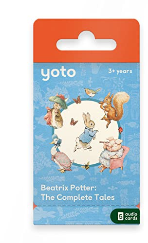 YOTO Beatrix Potter: The Complete Tales - 5 Kids Audio Cards, Ages 3+ | Screen-free audiobook cards for Yoto Player and Mini | classic children's stories | educational listening ages 3+