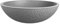 VBChome Aufsatzwaschbecken Granit 41x 41 x 13 cm Grau Rund Waschbecken Waschtisch Handwaschbecken Waschschale Gäste WC Modern Top Qualität