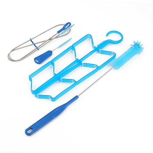 Yuecoom Trink Blasen reinigungs Set, 4 in 1 tragbares Wasser blasenrohr-Reinigungs Set Bürsten und Trocknungs Regal, Universal-Wassers ch lauch reinigungs Werkzeug