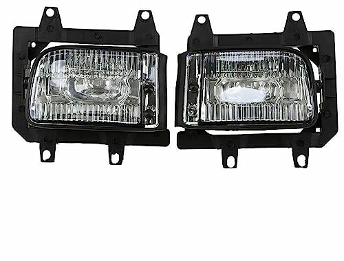 WOZIES Nebelscheinwerfer auto Für BMW E30 Scheinwerfer Nebelscheinwerfer Stoßstangenlicht 318I 325I 325E Nebelscheinwerfer DRL 63171385945/63171385946