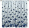 Llylumty Schmetterlings-Vorhänge, blauer Schmetterling, weißer Löwenzahn, romantisch, für Mädchen und Frauen, schalldicht, isoliert, Stangentasche, Fenster, Verdunkelungsvorhänge für Schlafzimmer,