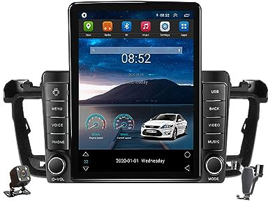YLOXFW Android 12.0 Autoradio Stereo Navi mit 4G WiFi DSP Carplay für P-eugeot 508 508SW 2011-2018 Sat GPS Navigation 10.4 Zoll Touchscreen Multimedia Video Player FM BT Receiver,Ts150