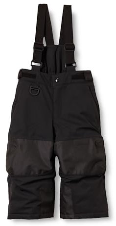 Amazon Essentials Unisex Kids' Ski and Snow Trousers, Black, 11-12 Years