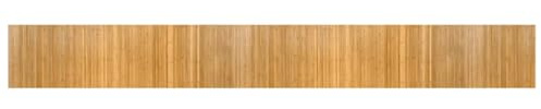 vidaXL Teppich Rechteckig Natur 60x500 cm Bambus