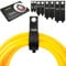 Kabel Organizer Kabelriemen, Hochleistungs-Aufbewahrungsgurte, Verstellbare Kabelhalter Kabelbinder für Verlängerungskabel, Schläuche, Seile, Keller, Werkstatt, Wohnmobil(2S,2M,2L,2XL)(8er-Packs)