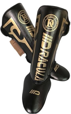 ProtèGe Tibias De Boxe,Protege Tibia Boxe Thai,ProtèGe-Tibias De Sports De Combat,Doublure,Cuir,Absorbant Les Chocs,Confort Et LéGèReté,RéGlable,Kickboxing,EntraîNement,Boxe Et Arts Martiaux