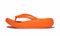 Fitflop Damen Relieff Recovery Toe-Post Sandale, Orange, 40 EU Weit