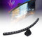 Curved Monitor Light Bar With RGB Backlight, Dual Computer Bar, Eye Care Music Rhythm Table Lamp for Office Home, Stepless Adjustment, Touch Control, Timer