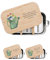wunderwunsch® - Personalisierte Brotdose für Kinder - Robuste und Individuelle Edelstahl Brotdose mit Namen - Personalisierte Geschenke für Kinder (GROSS Edelstahl,nur Spruch)
