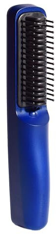 Beter - Cepillo iónico inalámbrico GRWM- Planchas de Pelo Profesional, Temperatura, 200°C, Calentamiento Rápido, Protección Antiquemaduras, Anti Encrespamiento,Recargable por USB. Azul