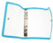 FUNOMOCYA Ordner büroartikel büromaterial abdeckplane durchsichtig schirmständer verkleidung schulsachen Notebookhülle aus Kunststoff Notizbucheinband Binder-Notizbuch-Cover PVC Blue